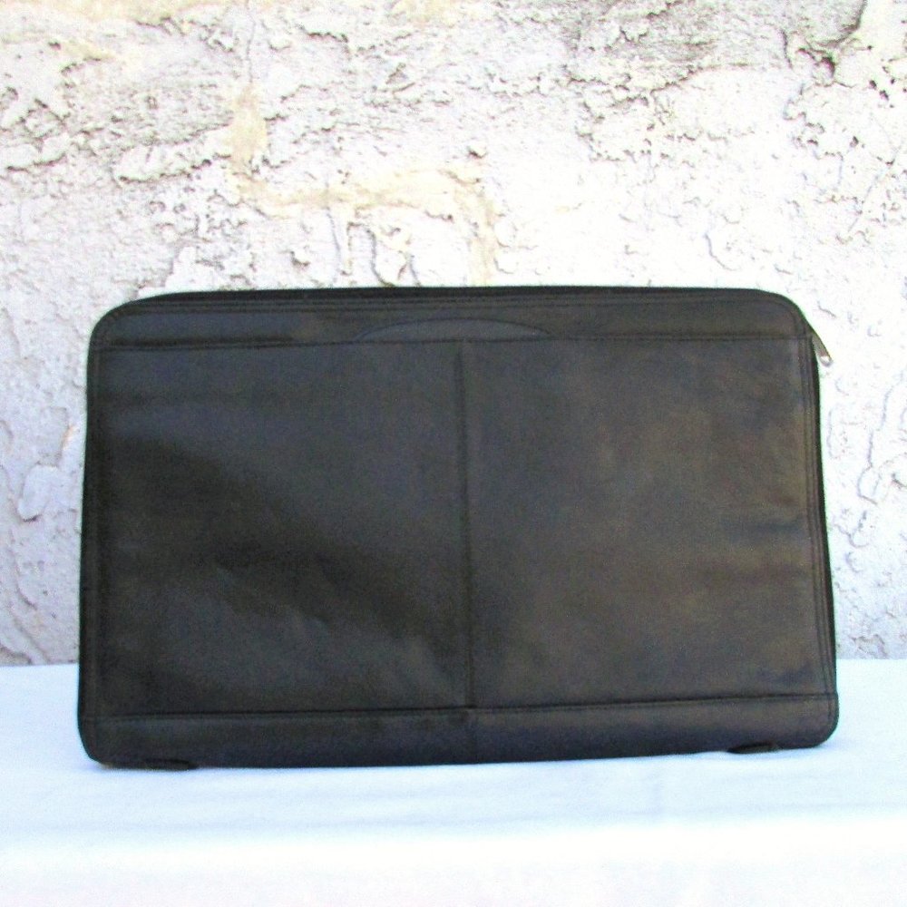 Wilson Leather black brief clutch 16"X10.5"
